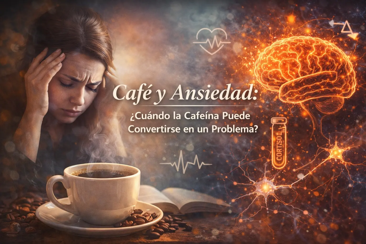 Hombre tomando café - Café y Ansiedad